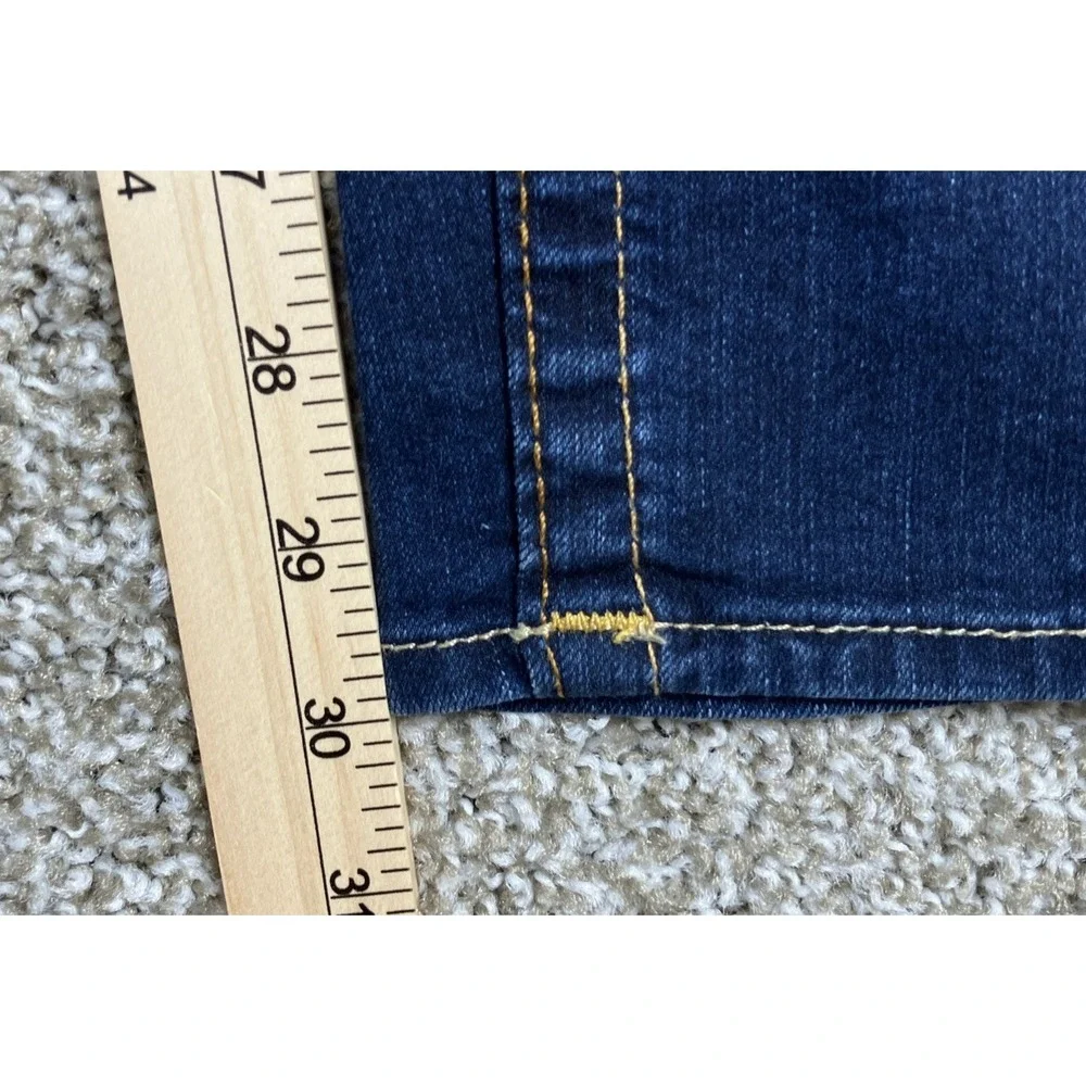 True Religion Serena Skinny Jeans Size 32 USA Made Dark Wash Stretch Fits 33x30